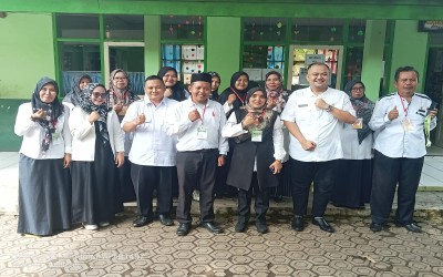 Kepala Kasi Pendidikan Madrasah Kabupaten Kuningan Melakukan Kunjungan Asesmen Madrasah Tahun 2023/2024 Ke MIS Al-Ihya Cihaur 1