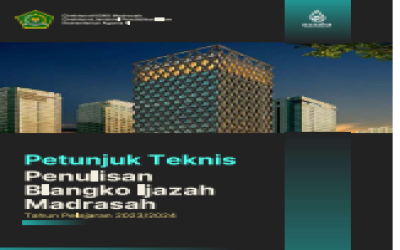 Juknis Penulisan Blangko Ijazah Madrasah Tahun Pelajaran 2023/2024